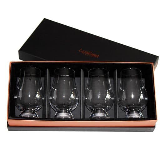 Набор 4 бокала для виски Glencairn в подарочной упаковке