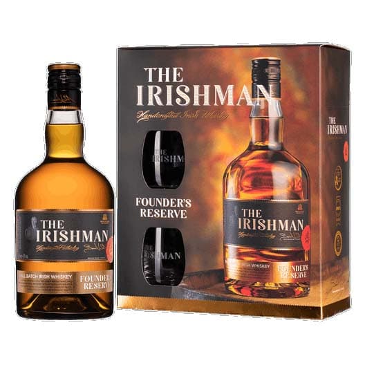 Виски «The Irishman» Founder’s Reserve в ПУ с 2 бокалами