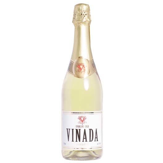Безалкогольное белое сухое игристое вино "VINADA" Sparkling Gold