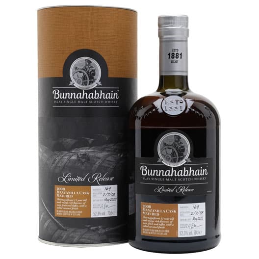 Виски "Bunnahabhain" Manzanilla Cask Finish, 2008