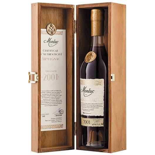 Арманьяк "Monluc" Armagnac AOC, 2001