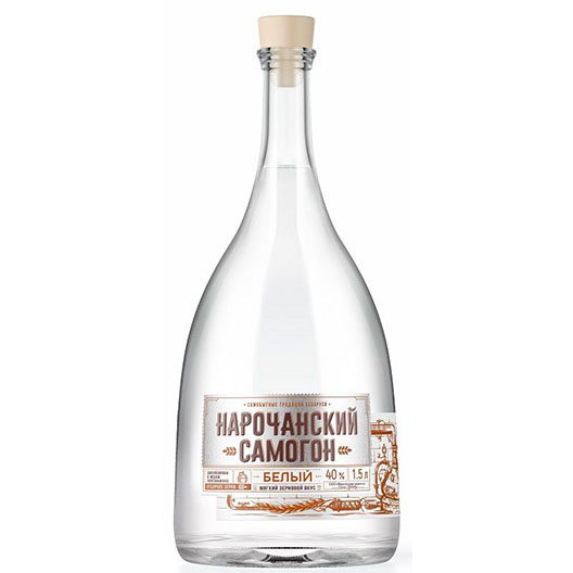 Нарочанский Самогон Белый спиртной напиток из зернового сырья 1,5л