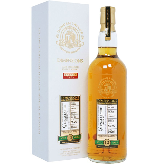 Виски "Glenallachie" 12 Years Old "Dimensions" 2008