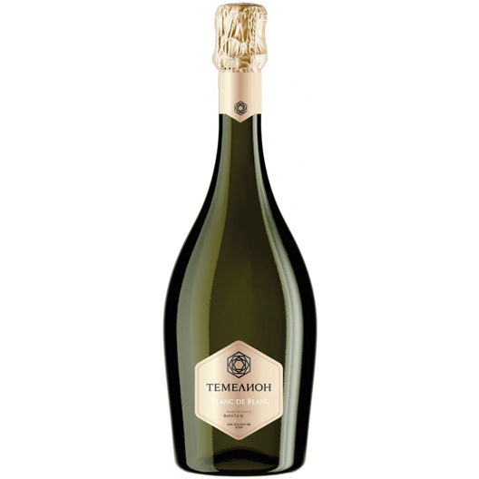 Игристое вино (шампанское) Лефкадия "Темелион Blanc de Blanc" Брют 2014