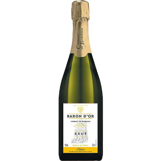 Игристое вино (шампанское) Baron d'Or Brut Cremant de Bordeaux AOC