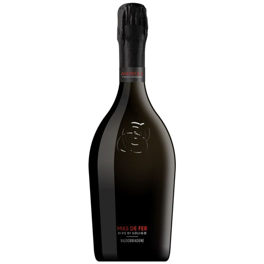 Игристое вино (шампанское) Andreola, "Mas de Fer" Rive di Soligo Valdobbiadene Prosecco Superiore DOCG Extra Dry, 1.5 л