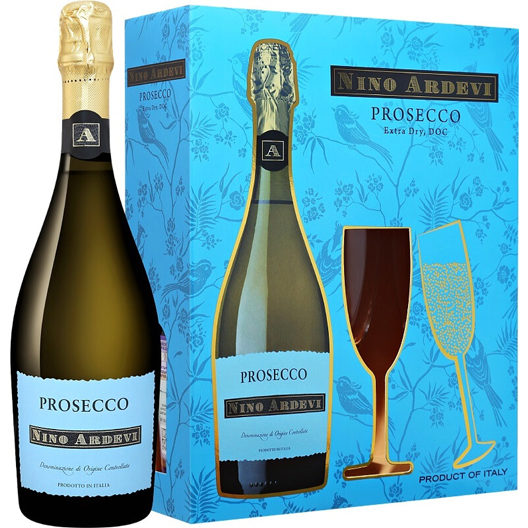 Игристое вино (шампанское) "Nino Ardevi" Prosecco DOC Extra Dry