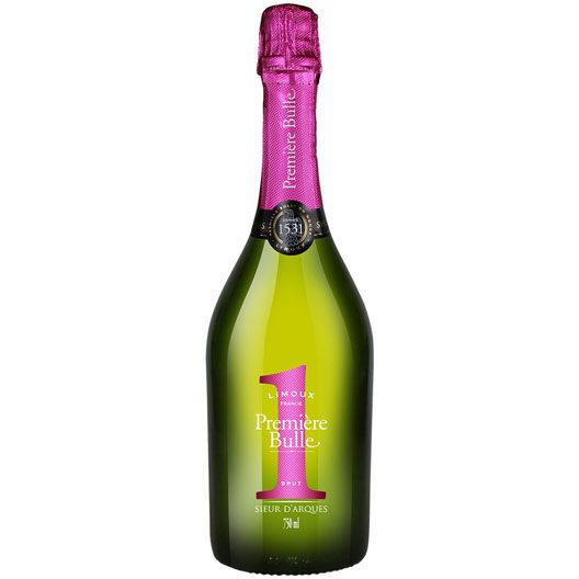 Игристое вино (шампанское) Sieur d'Arques, Premiere Bulle Brut, Blanquette de Limoux AOC