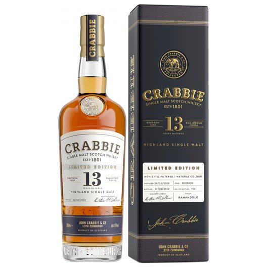 Виски "Crabbie" Single Malt 13 Years Old Ramandolo Finish