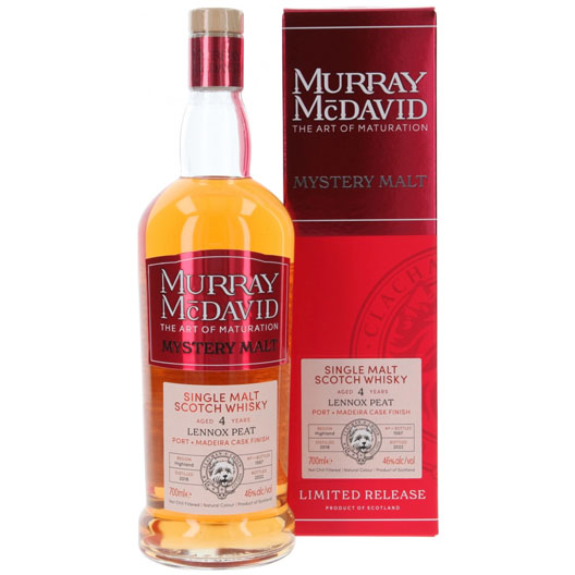 Виски Murray McDavid, "Mystery Malt" Lennox Peat 4 Years Old