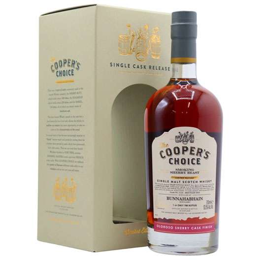 Виски "The Cooper's Choice" Bunnahabhain Smoking Sherry Beast Single Malt