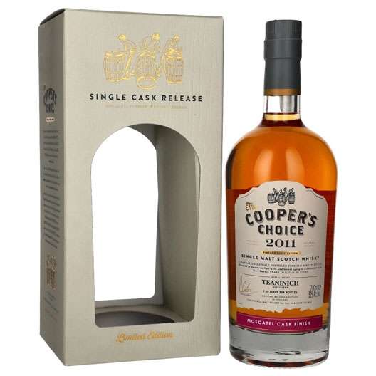 Виски The Cooper's Choice Teaninich Single Malt Moscatel Cask Finish, 2011