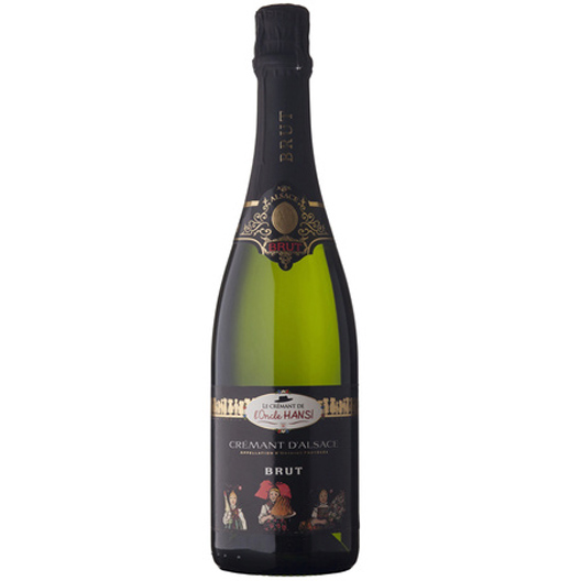 Игристое вино "Le Cremant De l'Oncle Hansi" Cremant d'Alsace Brut