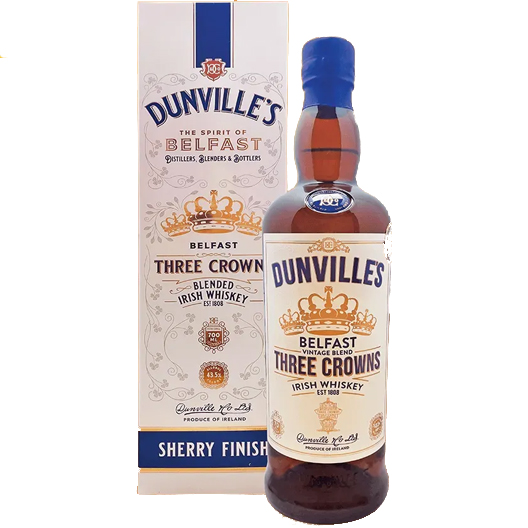 Виски Dunvilles Three Crowns Irish Whiskey