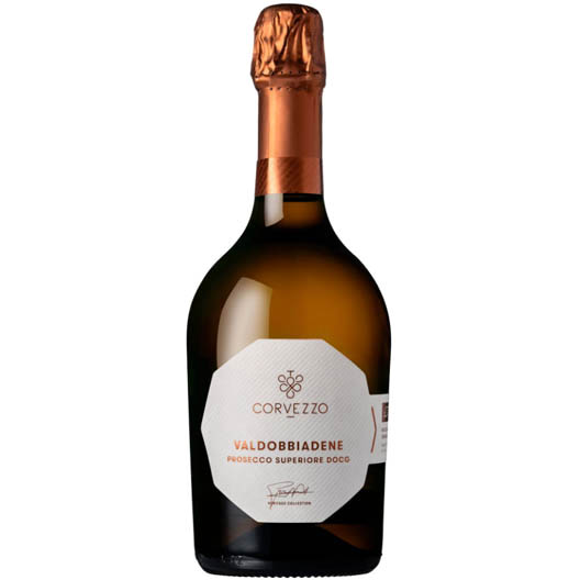 Игристое вино Corvezzo, Prosecco Brut, Superiore di Conegliano Valdobbiadene DOCG